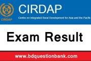 CIRDAP -এ কম্পিউটার অপারেটর-কাম-অফিস সহকারী ও কম্পিউটার অপারেটর-কাম-হিসাব সহকারী পদের ব্যবহারিক পরীক্ষার ফলাফল প্রকাশ